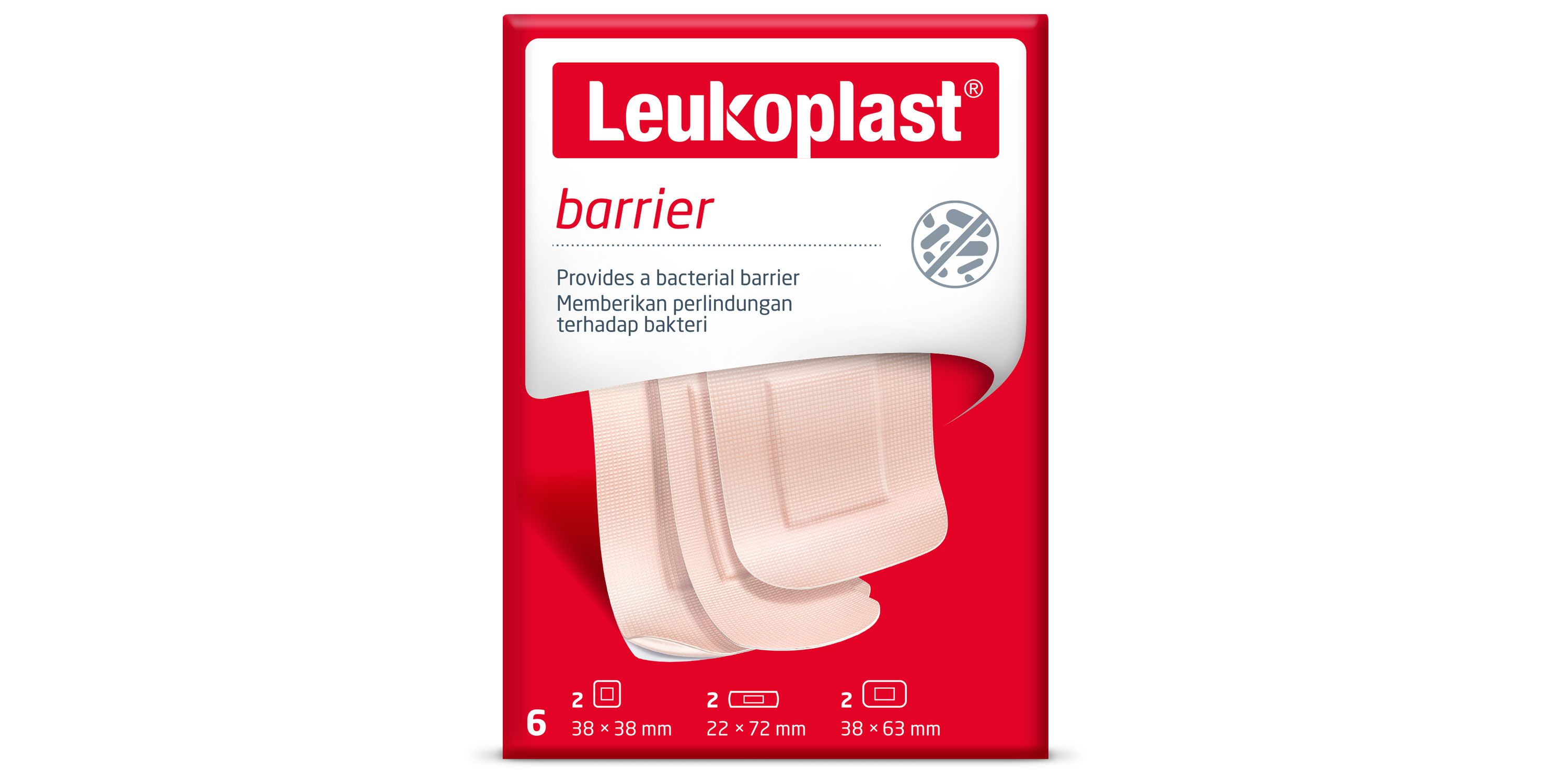 Bagian depan packshot Leukoplast Barrier Bagian depan packshot Leukoplast Barrier